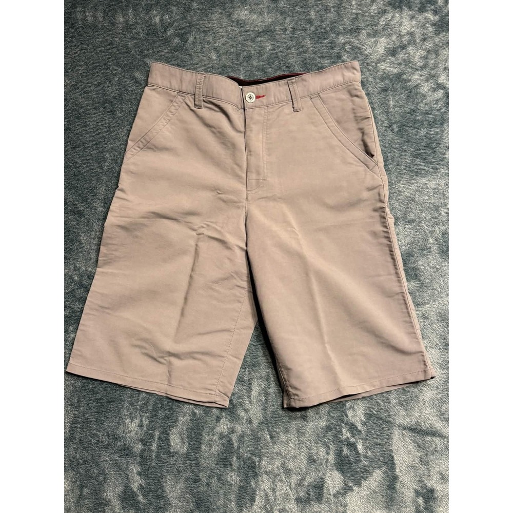 Tony Hawk Boys Shorts Size 18 Khaki Taupe Next Level Series Performance Stretch